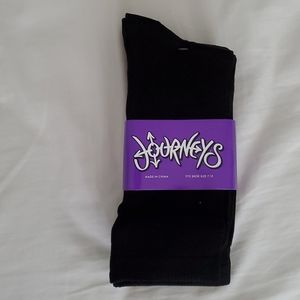 Journey's Black Dress Sock size 7-12